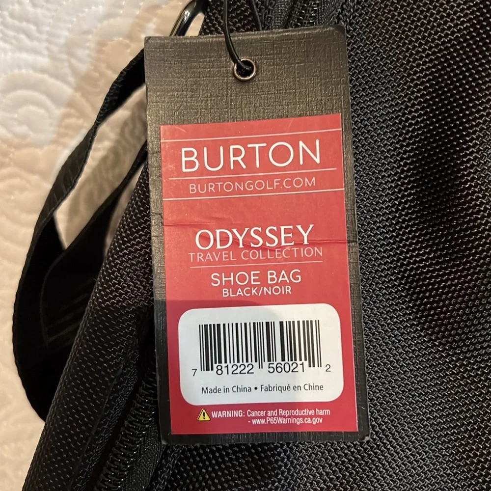 Burton Golf River City Golf Classic shoe bag and‎ golf accessories